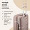 SKYCASES Urban Adventurer - Medium Reiskoffer - Cijferslot - 44x27x66cm - 79L - Champagne