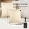 Saaf - Warmtekussen - 3 warmtestanden - Draadloos - Oplaadbaar - Bouclé Off-white - 40 x 40 cm