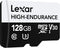 Lexar High-Endurance microSDXC 128GB - Geheugenkaart - UHS-I Class 10, V30