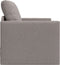 vidaXL - Vloer - Sofa - Bed - 2-in-1 - Taupe - 74x77x81 - cm - Stof