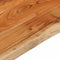 vidaXL - Tafelblad - rechthoekig - natuurlijke - rand - 90x60x3,8 - cm - acaciahout