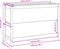 vidaXL - Plantenbak - verhoogd - 119,5x40x78 - cm - massief - douglashout