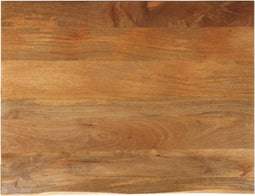 vidaXL - Tafelblad - met - natuurlijke - rand - 110x80x3,8 - cm - massief - mangohout