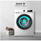 Hisense WF1Q1041BW - Wasmachine - Steam Wash 10kg 1400T - Wit