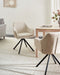 LITHIA - Set van 2 stoelen - Lichtbeige - Bouclé
