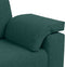 vidaXL - Ligzetel - Sofa - Donkergroen - 140 - cm - Stof