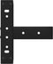 vidaXL - Salontafelpoten - 2 - st - T-vormig - 30x25x(30-31) - cm - staal - zwart