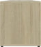 vidaXL - Tv-meubel - 120x34x37 - cm - bewerkt - hout - wit - en - sonoma - eikenkleurig