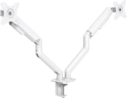 TooQ DB4132TNR-W - Bureaumount - 2x schermen tot 32" - Vesa 75mm/100mm (2 stuks)