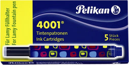 Pelikan - Inktpatroon 4001 voor Lamy vulpen blauw doosje à 5 stuks