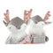 Decoratieve figuren DKD Home Decor Kerstmis Dier Polyester Herten (14 x 17 x 28 cm) (2 Stuks)