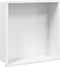vidaXL - Douchenis - 32x32x9 - cm - roestvrijstaal - matwit
