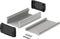 Bopla ELPH 840-0150 ECOLINE_SET 83846150.HMT1 Profielbehuizing 80 x 150 x 42 Aluminium, ABS Natuur, Zwart (RAL 9005) 1