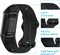 imoshion Siliconen bandje - Geschikt voor Fitbit Charge 6, Charge 5 - Zwart - S
