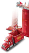 Mattel Disney Cars - Transformerende Mack Toren Sprong - Stuntset met val-en-stuiter actie - Rood