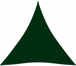 vidaXL - Zonnescherm - driehoekig - 4x4x4 - m - oxford - stof - donkergroen