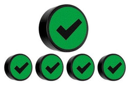 Smit Visual - Magneet check 35mm groen 5 stuks