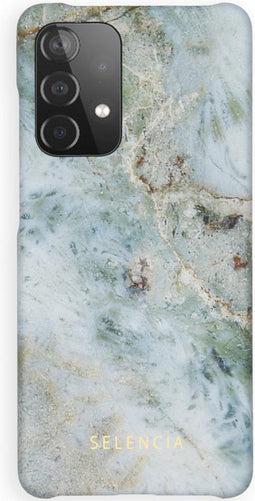 Selencia Hoesje Geschikt voor Samsung Galaxy A52 (4G) / A52s / A52 (5G) Hoesje - Selencia Maya Fashion Backcover - blauw