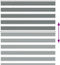 vidaXL - Zebra - rolgordijn - 135x150 - cm - stofbreedte - 130,9 - cm - donkergrijs