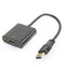 Gembird A-USB3-HDMI-02 - USB3.0 naar HDMI adapter - 1920 x 1080 @ 60 Hz - Zwart