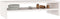 vidaXL - Monitorstandaard - 50x24x13 - cm - massief - grenenhout - wit
