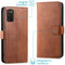 iMoshion Hoesje Geschikt voor Samsung Galaxy A03s Hoesje Met Pasjeshouder - iMoshion Luxe Bookcase - Bruin