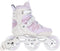 Powerslide Inline Skates Phuzion Argon 110 Softboot 83a Wit/roze Mt 37