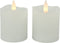 Countryfield LED kaarsen - stompkaarsen - timer - warm wit - D5 x H7,2 cm