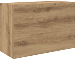 vidaXL - Badkamerwandkast - 60x25x40 - cm - bewerkt - hout - artisanaal - eikenkleur