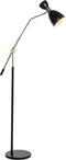 Vloerlamp DKD Home Decor 109 x 30 x 168 cm Zwart Gouden Metaal 220 V 50 W