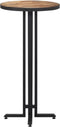 vidaXL - Bartafel - rond - Ø55x110 - cm - massief - gerecycled - teakhout