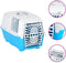 vidaXL - Reismand - 48x31,5x33 - cm - polypropeen - wit - en - blauw