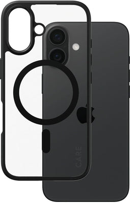 PanzerGlass CARE by PG UrbCom - Soft case - Krasbestendig Schokbestendig - Black (Apple - iPhone 2024 6.1'')