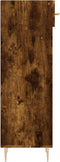 vidaXL - Schoenenkast - 30x35x105 - cm - bewerkt - hout - gerookt - eikenkleurig