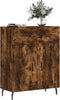vidaXL - Dressoir - 69,5x34x90 - cm - bewerkt - hout - gerookt - eikenkleurig
