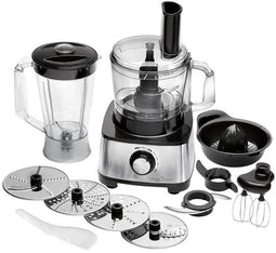 ProfiCook PC-KM 1063 - Keukenmachine - 1200W - 1,75L blender - Zilver en zwart