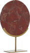 Light&living Ornament op voet 35x12x50 cm GOUYA rood agaat+antiek brons