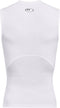 Under Armour UA HG Armour Comp SL-WHT - Heren Sportshirt - Compressie - Wit - Zwart