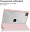 imoshion Tablet Hoes - Geschikt voor iPad Pro 12.9 (2022) / Pro 12.9 (2021) / Pro 12.9 (2020) / Pro 12.9 (2018) - Trifold Hardcase Bookcase - Roze