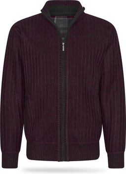 Cappuccino Italia Bounded Jacket - Heren Vest - 100% Polyester - Burgundy (L)