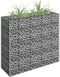 vidaXL - Gabion - plantenbak - verhoogd - 90x30x90 - cm - gegalvaniseerd - staal