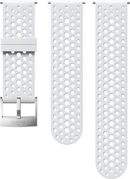 Suunto ATH1 - Siliconen Strap - Ademend en Quick Release - White/Steel (2 stuks)
