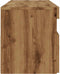 vidaXL - Tv-meubel - met - LED - 120x35x40 - cm - bewerkt - hout - artisanaal - eiken