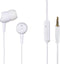 Hama Basic4Phone - in-ear headset met microfoon en knikbescherming - wit