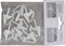 Alutec 05310 - Schuifsluiting kunststof box - 8 stuks - Wit