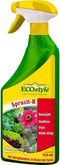 ECOstyle Spruzit-R Insecten Bestrijdingsmiddel Spray - Bladluis, Trips, Witte Vlieg - 100% Plantaardig - Binnen & Buiten - Gebruiksklaar - 750 ML