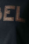Colourful Rebel Lines Glitter T-shirt - Slim fit - Korte mouw - Maat XL