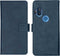 iMoshion Hoesje Geschikt voor Motorola One Hyper Hoesje Met Pasjeshouder - iMoshion Luxe Bookcase - Donkerblauw