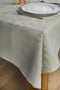 KOOK Tafelkleed Damast Polyester Zilver 140 bij 300 cm