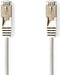 Nedis CAT5e Netwerkkabel - SF/UTP - RJ45 Male - RJ45 Male - 0.15 m - Rond - PVC - Grijs - Polybag
